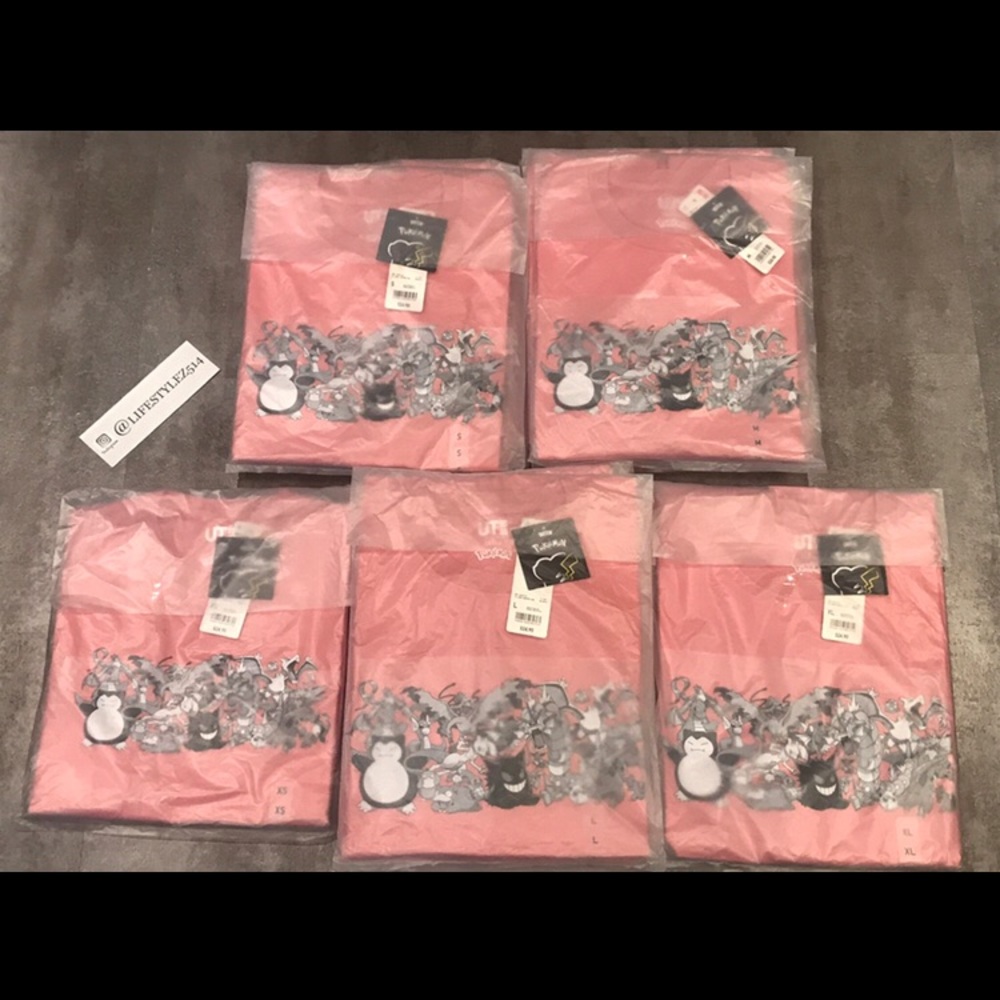 Uniqlo x Pokémon Tees